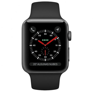 Apple Watch Série 3 GPS   Cellular 42mm Alumínio Preto
