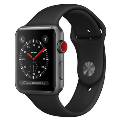 Apple Watch Série 3 GPS   Cellular 42mm Alumínio Preto