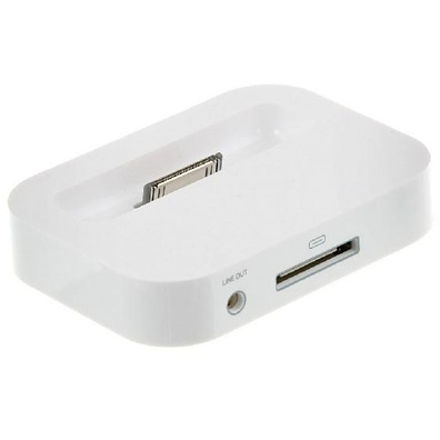 Base Dock for iPhone 3G/3GS/4G/4GS Branca