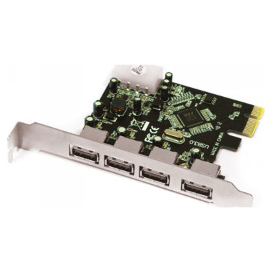 Adaptador PCI-E 4 Porto USB 3.0 - Alto Desempenho