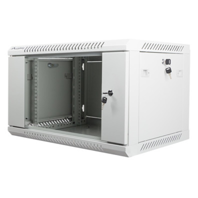 Armario Rack 19" LANBERG Wf01 6406 10s (6U 600x450) Branco
