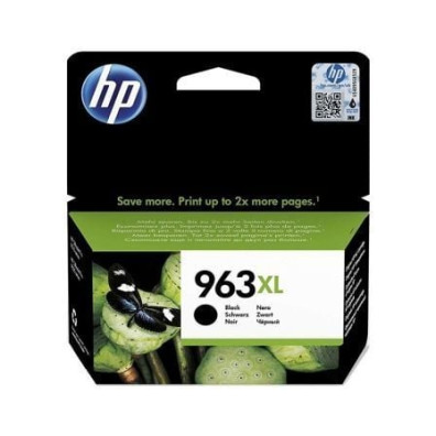 Cartucho de Tinta HP 963 XL Original - Capacidade Alta - Preto