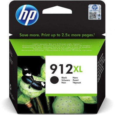 CARTUCHO TINTA NEGRO HP 912 XL (3YL84AE) - Preto