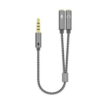Cabo Estéreo Aisens A128-0415 Jack 3.5 Macho 2x Jack 3.5 Hembra 25cm