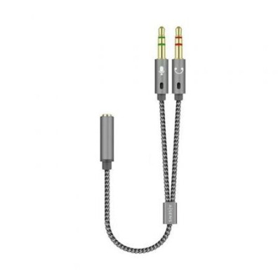 Cabo Estéreo Aisens A128-0417 - Conector 3.5mm Hembra a 2 Conectores 3.5mm Macho