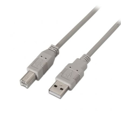 Cabo USB 2.0 Aisens, Macho Tipo-B a Macho USB, 4.5m