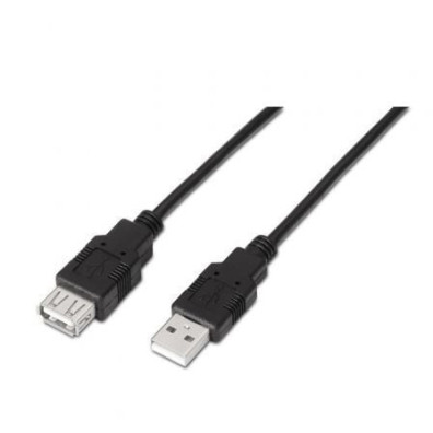 Cabo Alargador USB 2.0 Aisens 1m - Alta Velocidade e Potência