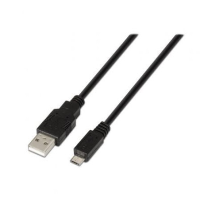 Cabo USB 2.0 Aisens A101-0028 - Conector USB para MicroUSB, 1.8m
