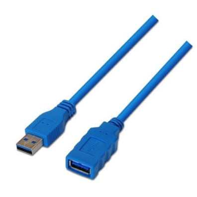 Cabo Alargador USB 3.0 Aisens A105-0046/ USB Macho - USB Hembra/ 2m