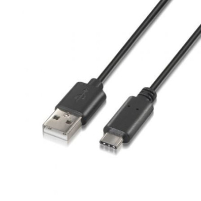 Cabo USB Tipo-C Aisens A107-0051 | USB 2.0 Macho - USB 480Mbps