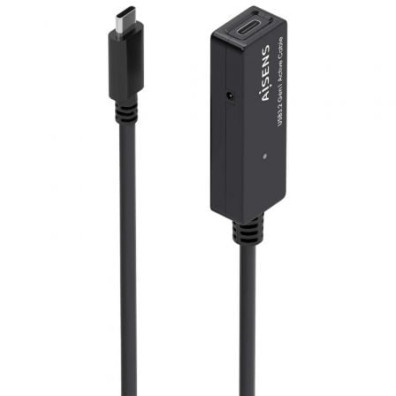 Cabo Alargador USB 3.2 com Amplificador, USB Tipo-C Macho a Hembra - 100W - 20Gbps