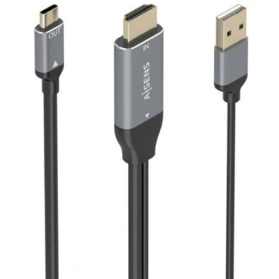 Cabo Conversor HDMI USB Tipo-C, Aisens A109-0871 - 1.8m