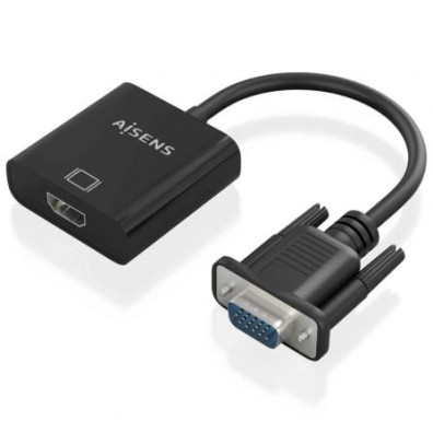 Cabo Conversor VGA a HDMI com Jack 3.5 e MicroUSB - 20cm