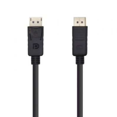 Cabo DisplayPort 1.2 4K Aisens A124-0388/ DisplayPort Macho - DisplayPort Macho/ Até 5W/ 2300Mbps/ 10 m