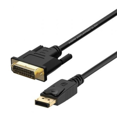 Cabo Conversor Aisens DisplayPort a DVI 2m 2300Mbps - 5W