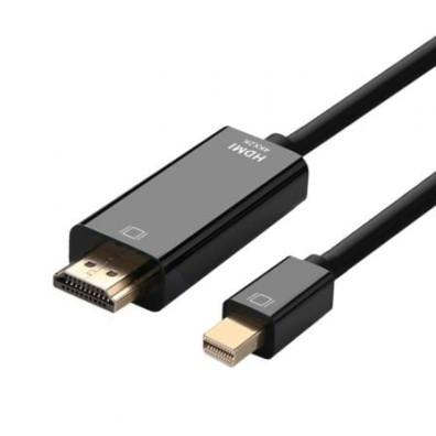 Cabo Conversor Mini DisplayPort a HDMI Aisens A125-0458, 3m - Até 5W/ 2300Mbps, Macho a Macho