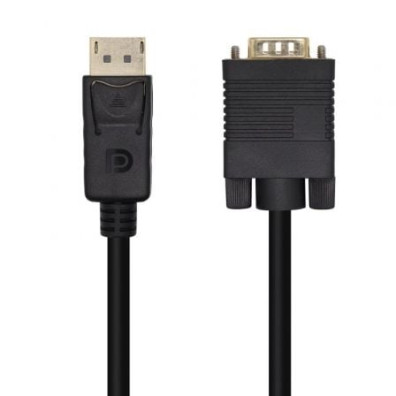 Cabo Conversor Aisens DisplayPort a VGA 3m Até 5W 2300Mbps