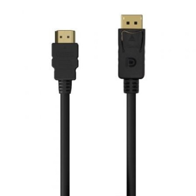 Cabo Conversor Aisens Displayport Macho a HDMI Macho - Até 5W - 2300Mbps - 50cm
