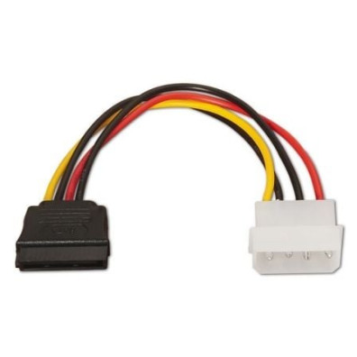 Cabo de Alimentação SATA Aisens A131-0158 Molex 4 PIN Macho a SATA Hembra - 54W