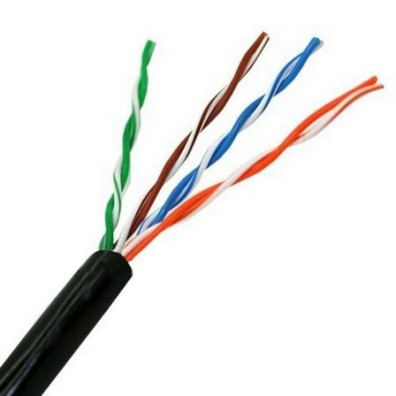 Bobina de Cabo RJ45 Exteriores UTP Aisens Cat.5e 100m Im permeável