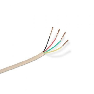 Bobina de Cabo de Telefone Aisens A143-0321 4C/ 100m - Beige