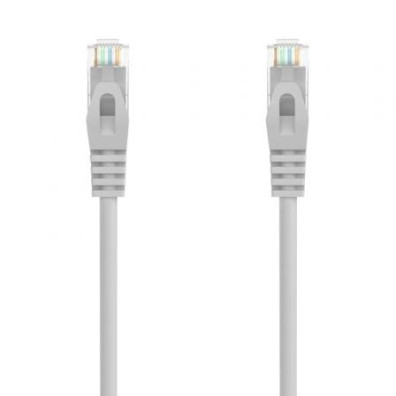 Cabo de Rede RJ45 AWG24 UTP Aisens A145-0555 Cat.6A/ LSZH/ 20m - Gris