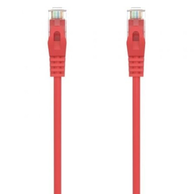 Cabo de Rede RJ45 AWG24 UTP Aisens A145-0556 Cat.6A/ LSZH/ 25cm - Vermelho