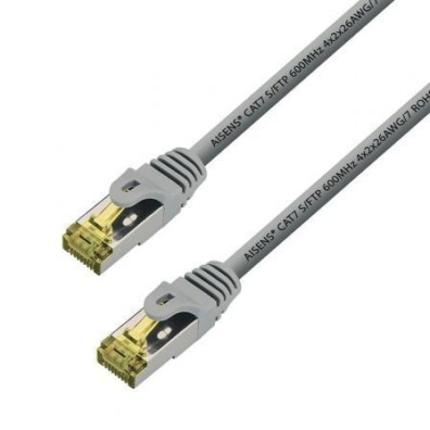 Cabo de Rede RJ45 SFTP Aisens A146-0338 Cat.7/ 10m - Gris