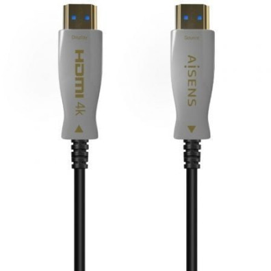 Cabo HDMI 2.0 AOC 4K Aisens A148-0698/ HDMI Macho - HDMI Macho/ 100m - Preto