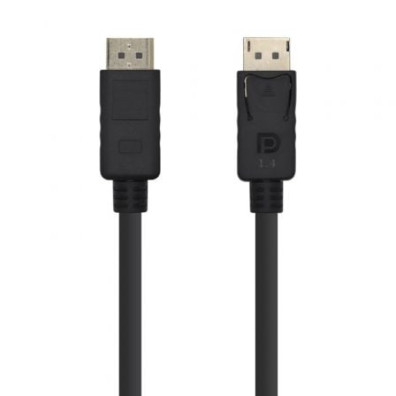 Cabo DisplayPort 1.4 8K Aisens A149-0391/ DisplayPort Macho - DisplayPort Macho/ 3m - Preto