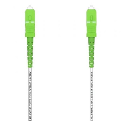 Cabo de Fibra Óptica G657A2 3.0 Aisens A152-0495/ LSZH/ 3m - Branco