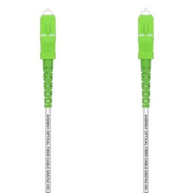 Cabo de Fibra Óptica G657A2 3.0 Aisens A152-0500/ LSZH/ 20m - Branco