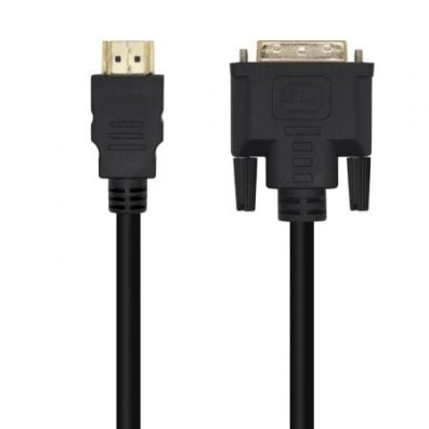 Cabo HDMI Aisens A117-0451/ DVI Macho - HDMI Macho/ 3m - Preto