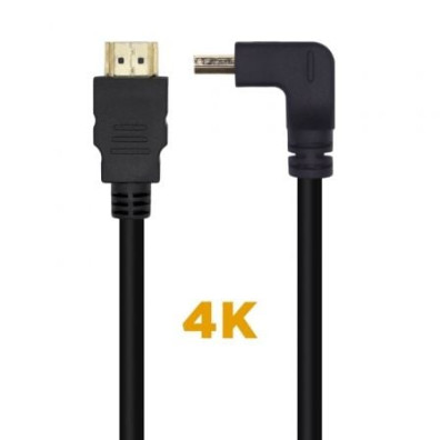 Cabo HDMI 2.0 4K Aisens A120-0456/ HDMI Macho - HDMI Macho/ 1m - Preto