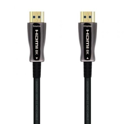 Cabo HDMI 2.1 AOC 8K Aisens A153-0522/ HDMI Macho - HDMI Macho/ 60m - Preto