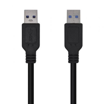 Cabo USB 3.0 Aisens A105-0447/ USB Macho - USB Macho/ 5Gbps/ 2m - Preto