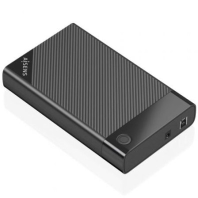Caixa Externa para Disco Duro de 3.5" Aisens ASE-3529B/ USB 3.1 - Sem parafusos