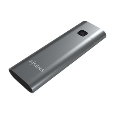 Caixa Externa para Disco SSD M.2 NVMe Aisens ASM2-021GR/ USB 3.1 Gen2 - Sem Tornillos