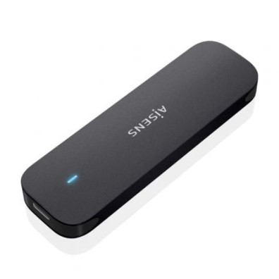 Caixa Externa para Disco SSD M.2 NVMe Aisens ASM2-024B/ USB 3.2 - Sem parafusos