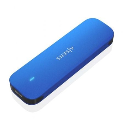 Caixa Externa para Disco SSD M.2 NVMe Aisens ASM2-026BLU/ USB 3.2 - Sem parafusos