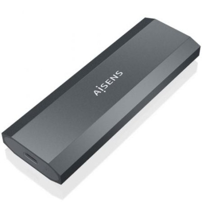 Caixa Externa para Disco SSD M.2 NVMe Aisens ASM2-029GR/ USB 3.2 - Sem parafusos