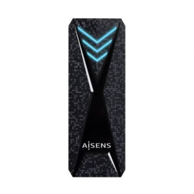 Caixa Externa para Disco SSD M.2 NVMe Aisens ASM2-RGB013B/ USB 3.2 Gen2 - Sem Tornillos