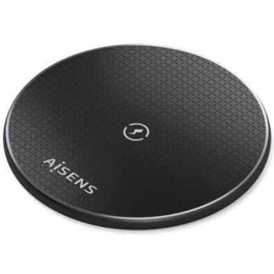 Aisens ASCH-15W1WC058-BK 15W/ Negro - Base de carga Inalámbrica - Preto