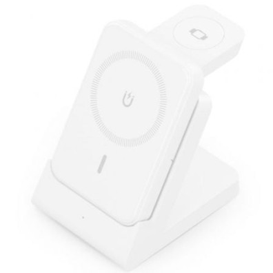 Base de carga Inalámbrica Aisens ASCH-15W4WC063-W/ 15W - Branco