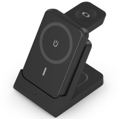 Base de carga Inalámbrica Aisens ASCH-15W4WC064-BK/ 15W - Preto