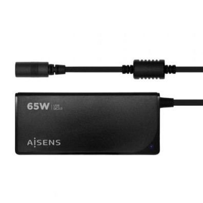 AISENS ASLC-65WAUTO-BK 65W USB Negro - Voltagem 18.5-20V