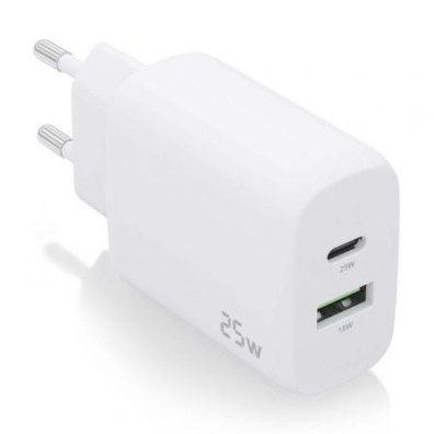 Carregador de Pared Aisens A110-0758 com 1xUSB Tipo-C e 1xUSB