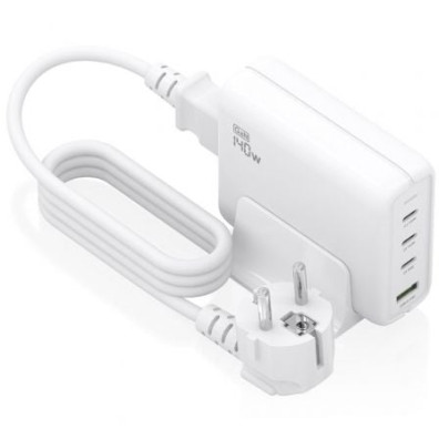 Carregador Posto GaN Aisens ASCH-140W4P055-W/ 3xUSB Tipo-C/ 1xUSB - Acessórios SmartPhones