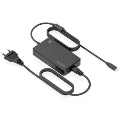 Carregador portátil GaN Aisens ASCH-1PD90D069-BK 90W Automático USB Tipo-C