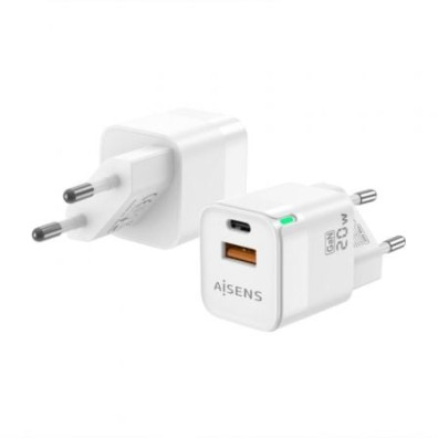 Carregador de Pared GaN Aisens 20W Tipo-C USB - SmartPhones